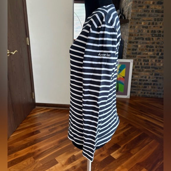 Armor Lux Lesconil Long-sleeve Breton Striped Long Sleeve Tee, ECU - Picture 3 of 10